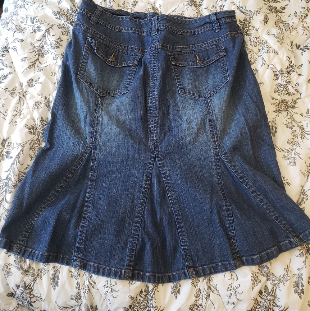 Jean skirt size 16w Gloria Vanderbilt